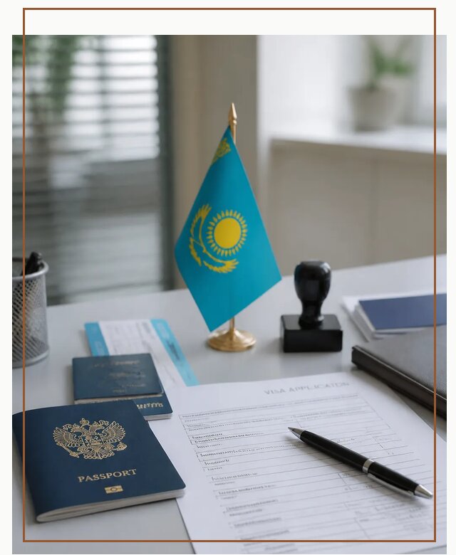 Оформление визы в Казахстан для поездки и работы в Кызыле